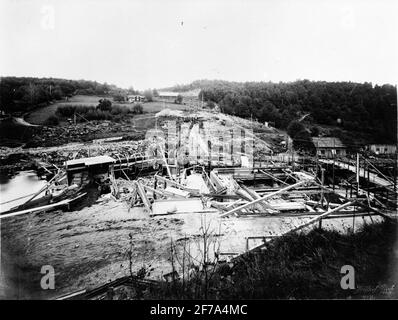 Costruttore: Impresa di costruzioni Contraente, Stoccolma. Hultaverket. Foto Stock