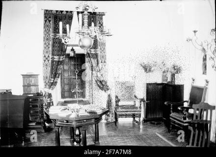 Le immagini della regina Vittoria. Interno della camera. Foto Stock