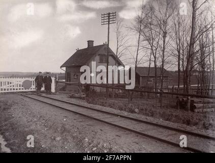 Foto dall'album fotografico associato Ansgar Betulander. Stazione di Solebrunns. Foto Stock