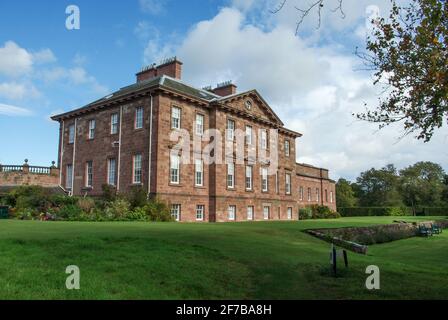 Paxton House, Berwickshire, Borders, Scozia; una residenza neo-palladiana del 1758 di John & James Adam. Foto Stock