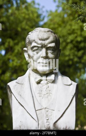 Franz Lehar monumento a Bad Ischl, Austria, Austria superiore Foto Stock