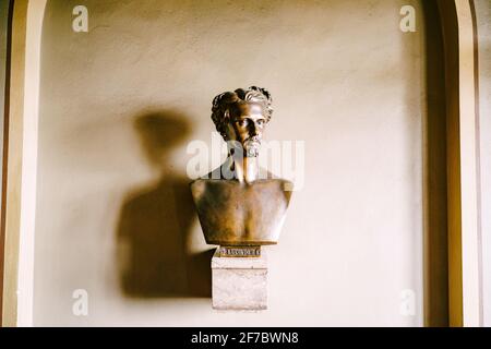 Scultura in forma di busto di Ludovico II Ottone Friedrich Guglielmo di Baviera primo piano. Foto Stock