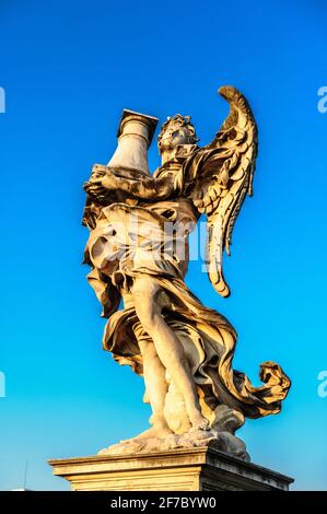 Angeli, Ponte, Castello, Statua, Roma, Lazio, Italia, Europa Foto Stock