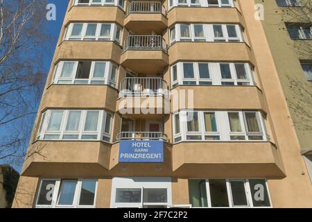 Hotel Prinzregent, Prinzregentenstraße, Friedenau, Schöneberg, Berlino, Germania Foto Stock
