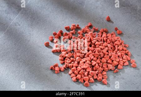 Semi organici di aciote - Bixa Orellana Foto Stock