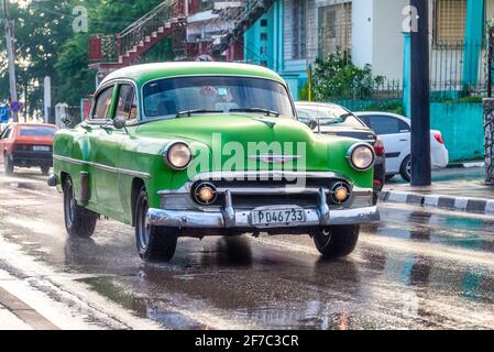 La vita quotidiana nella città di Santa Clara, Cuba Foto Stock