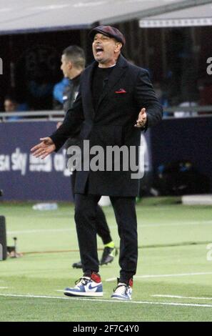 La testa di Bologna Sinisa Mihajlovic durante il FC Bologna vs Inter - FC Internazionale, Calcio Italiano - Photo .LiveMedia/Corrispondente Bologna Foto Stock