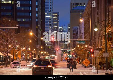 Centro di Denver, Colorado Foto Stock