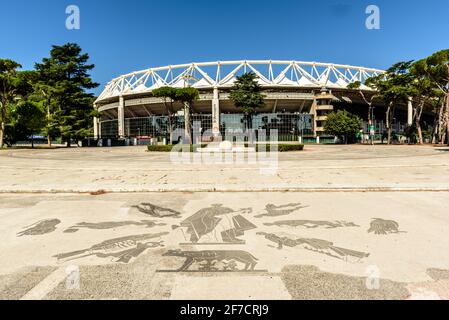 Foro Italico, Mosaico, Sport, Roma, Lazio, Italia, Europa Foto Stock