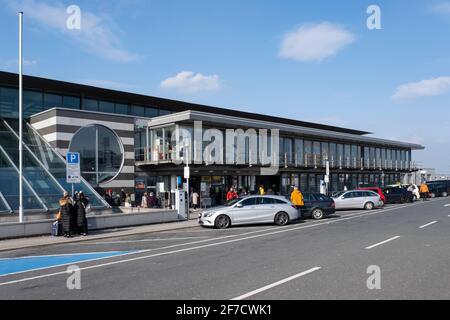 Terminal Dortmund Airport, Ruhr Area, Nord Reno-Westfalia, Germania, Europa Foto Stock