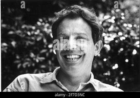 Tony Blair leader del partito laburista Foto Stock