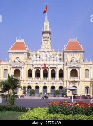 Ho Chi Minh City Hall, Union Square, ho Chi Minh City (Saigon), Repubblica socialista del Vietnam Foto Stock