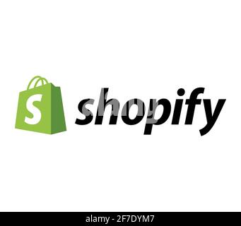 Logo Shopify Foto Stock