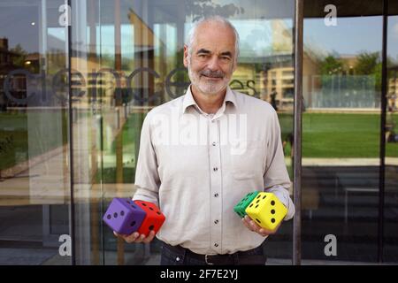 David Spiegelhalter , Professore di Public Understanding of Risk presso il Center for Mathematical Sciences di Cambridge, Regno Unito Foto Stock