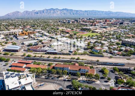Stazione Amtrak di Tucson, Arizona, Arizona, Stati Uniti Foto Stock