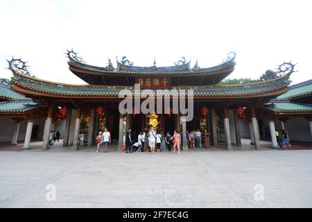 Tempio di Namputuo a Xiamen, Fujian, Cina. Foto Stock