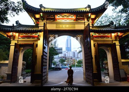 Tempio di Namputuo a Xiamen, Fujian, Cina. Foto Stock