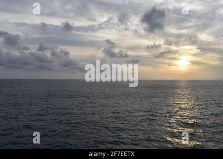 Tramonto ad Acapulco, Messico. Foto Stock