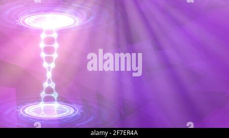 cg Medical 3D illustrazione, Helix 3d rendering sfondo Foto Stock