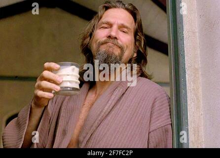 LA grande pellicola LEBOWSKI 1998 Polygram con Jeff Bridges AS Jeffrey 'The Dude' Lebowski Foto Stock