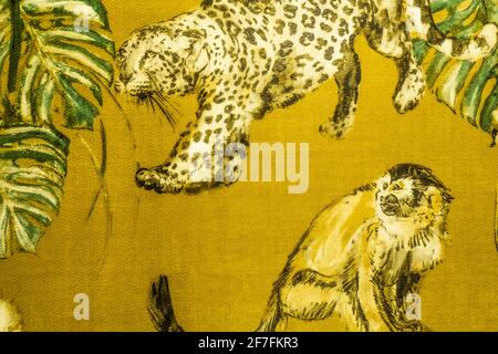 Sfondo creativo con elementi grafici ed effetto acquerello Foto Stock