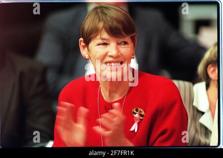 Glenda Jackson alla Conferenza del Partito del lavoro 1997 Foto Stock