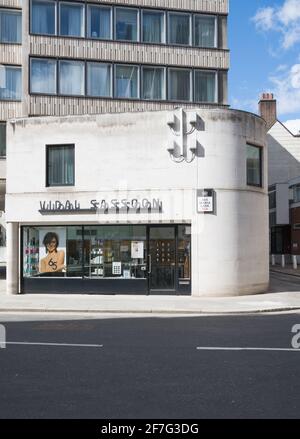 Vidal Sassoon parrucchiere in Ave Maria Lane, Londra EC4 Inghilterra, Regno Unito Foto Stock