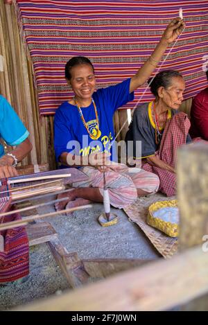 Preso @il villaggio di Boti, Timor, Nusa Tenggara Timur Foto Stock