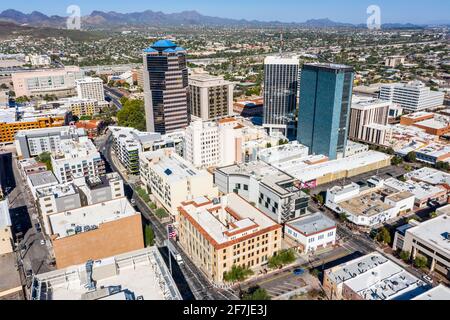 Centro di Tucson, Arizona, Arizona, Stati Uniti Foto Stock