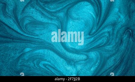 sfondo astratto blu glitter flow Foto Stock