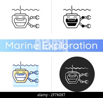 Icona ROV Illustrazione Vettoriale