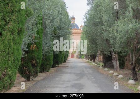 La cartuja del Puig de Santa María en Valencia Foto Stock