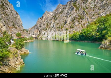 Matka Canyon, Macedonia Foto Stock