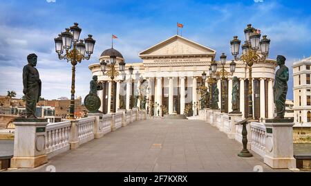 Museo Archeologico di Macedonia, Skopje, Repubblica di Macedonia Foto Stock