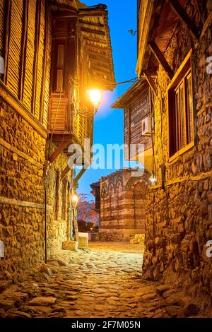 Città vecchia di Nessebar, Bulgaria Foto Stock