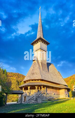 Monastero di Barsana, Maramures, Romania, UNESCO Foto Stock