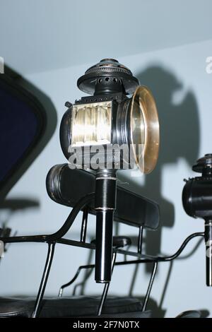 Benz Motor Velocipede, Mercedes Museum, Stoccarda Foto Stock