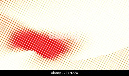 Sfondo retrò punteggiato astratto con effetto mezzitoni. Pattern grafico vettoriale Illustrazione Vettoriale