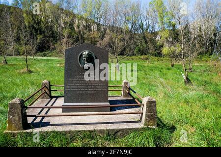 Monumento ad Adrien Gonnet, Viviers, Ardeche, Francia Foto Stock