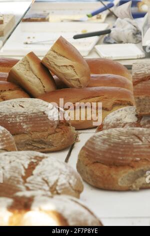 Vendita di pane ob, Austria Foto Stock