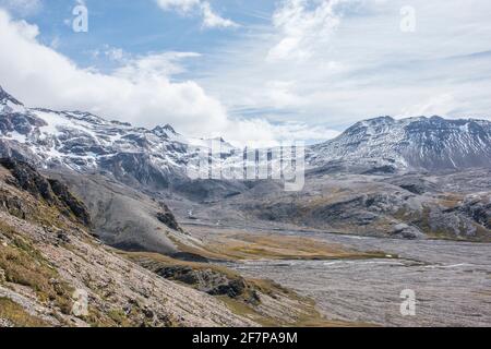 Shackleton Valley, vicino a Stromness, isola della georgia meridionale, antartide Foto Stock