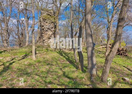 Lauenburg bei Stecklenberg Harz Foto Stock