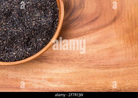 Sesamo bianco e semi di sesamo nero - Sesamum indicum Foto stock - Alamy