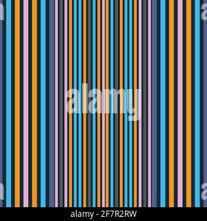 Strisce colorate vettoriali motivo senza giunture per carta da parati, tessuto , superficie, moda , sfondo,piastrella, Stazionaria, arredo casa, arredamento, ecc. geometrico Illustrazione Vettoriale