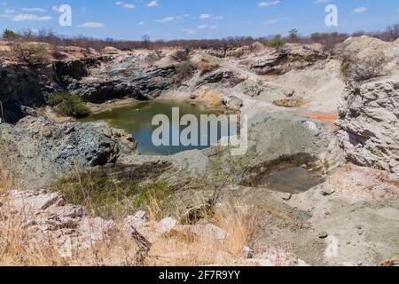 Miniera di vermiculite nello stato di Paraiba in Brasile Foto Stock