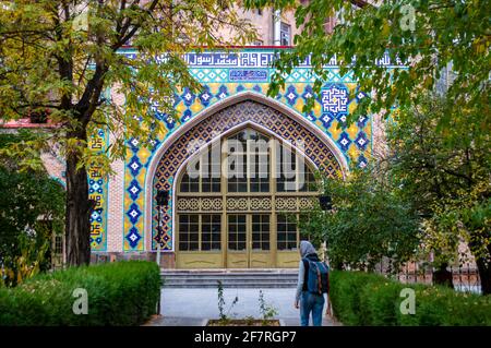 Il cortile della Moschea Blu nella città di Yerevan, Armenia Foto Stock