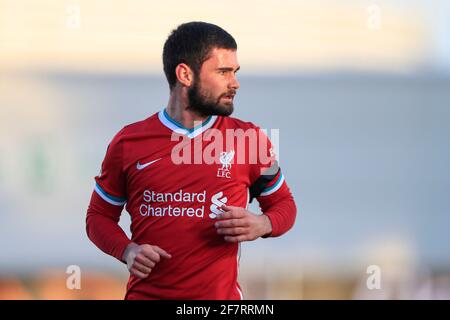 Manchester, Regno Unito. 09 aprile 2021. Joe Hardy di Liverpool a Manchester, Regno Unito, il 4/9/2021. (Foto di Conor Molloy/News Images/Sipa USA) Credit: Sipa USA/Alamy Live News Foto Stock