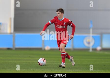 Manchester, Regno Unito. 09 aprile 2021. Ben Woodburn di Liverpool a Manchester, Regno Unito, il 4/9/2021. (Foto di Conor Molloy/News Images/Sipa USA) Credit: Sipa USA/Alamy Live News Foto Stock