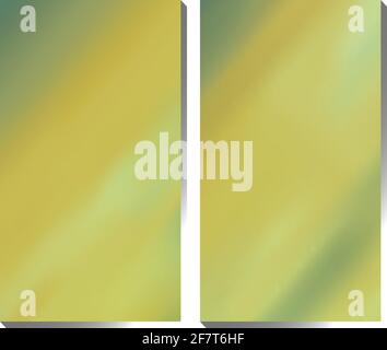set di sfondi realistici, mesh a gradiente vettoriale, colori primaverili all'alba, 1080x1920 Illustrazione Vettoriale