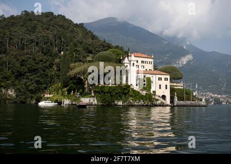 Villa del Balbianello, Lago di Como, Italia. Come si vede in Star Wars: Episodio II attacco dei cloni e Casino Royale Foto Stock